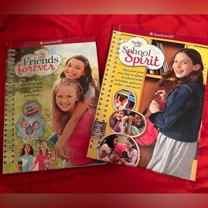 American Girl Truly Me Activity Book Set - Pink & Yellow Covers
